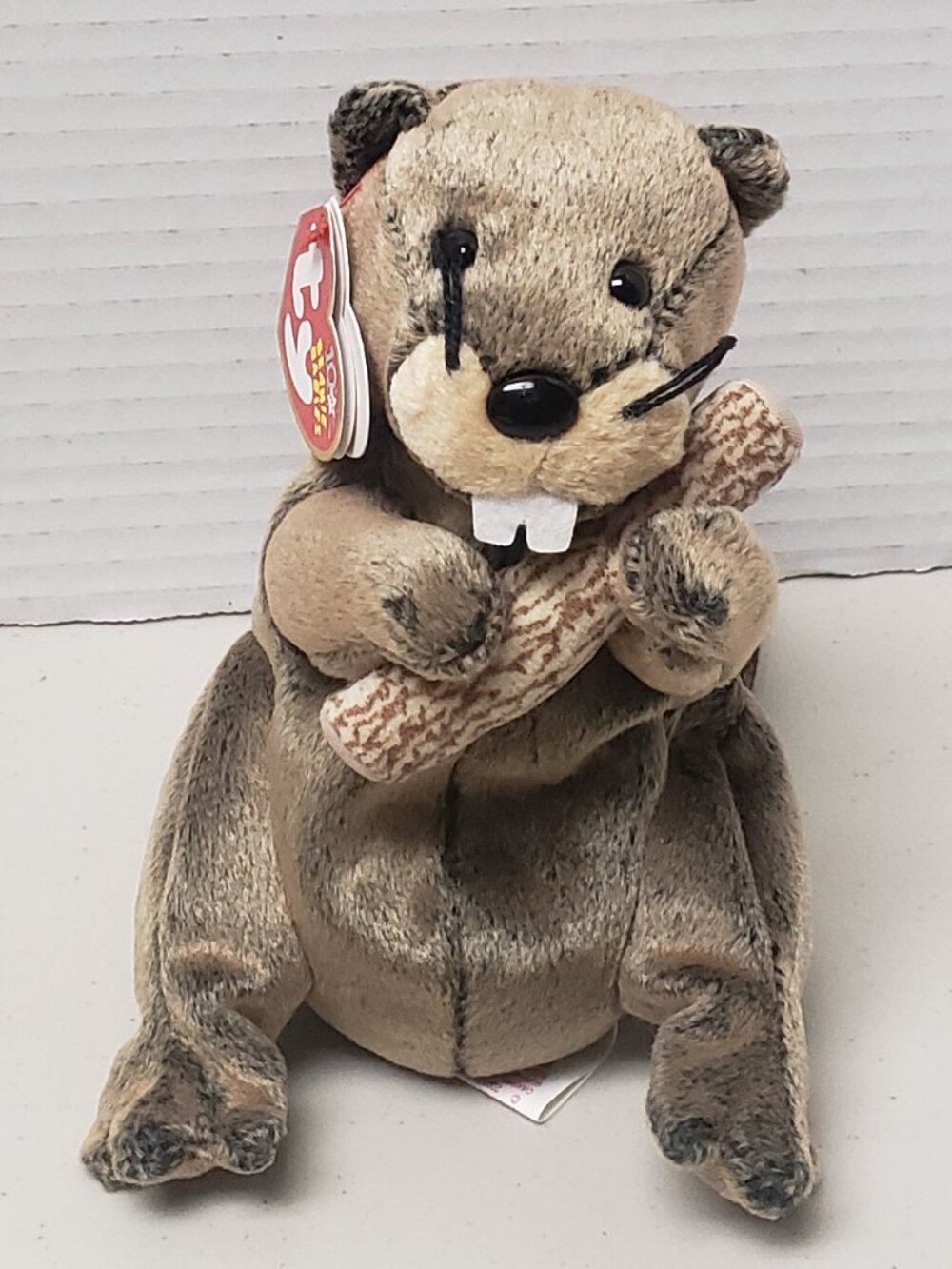 Ty Beanie Baby Lumberjack The Beaver